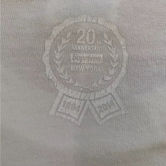 Supreme 20th Anniversary Box Logo Tshirt, Large - Picture 9 of 11
